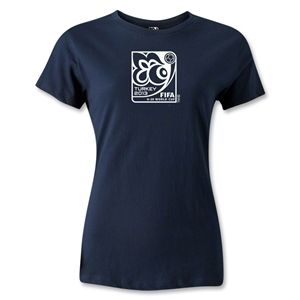 FIFA U 20 World Cup Turkey 2013 Womens Emblem T Shirt (Navy)