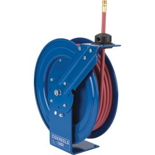 Coxreels P Series Air/Water Hose Reel with Hose   1/4 Inch x 50ft., Model P LP 