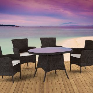 Domus Ventures Aruba Patio Dining Set   Seats 4 Multicolor   347HN