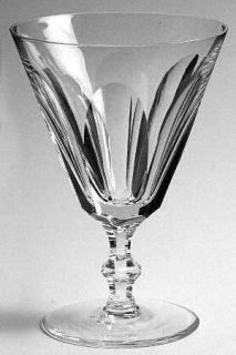 Waterford Galtee Water Goblet   Cut Panels, Multisided Stem, Plain Foot
