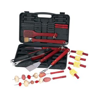 Chefmaster 19 piece Barbecue Tool Set With Case
