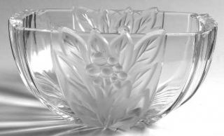 Lenox Classic Laurel Collection Square Bowl   Ovations Line,Frosted&Clear,Giftwa