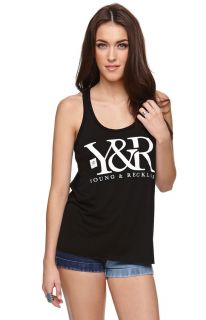 Womens Young & Reckless Tees & Tanks   Young & Reckless Core Logo Racer Tank