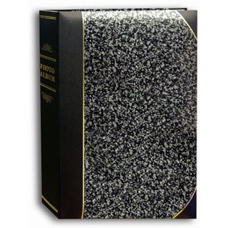Pioneer Silver Marble Ledger Cover Bi directional Memo Albums (pack Of 2)