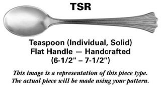 Reed & Barton Nautica (Stainless) Teaspoon Solid Individual HC   Stainless, Luxu