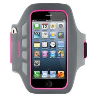 Belkin Dayglo Easefit Plus Armband for iPhone5   Gray/Pink (F8W106ttC03)