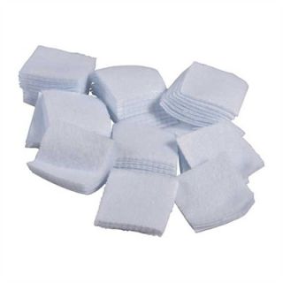 100 Paks 100% Cotton Flannel Cleaning Patches   7/8 Square, .17 .22 Cal