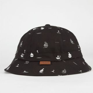 Estrada Mens Bucket Hat Black In Sizes S/M, L/Xl, One Size For Men 22899