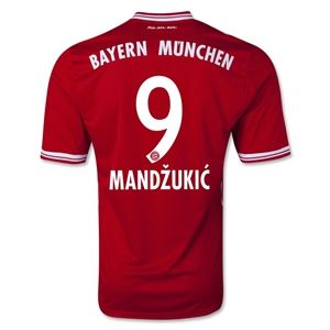 adidas Bayern Munich 13/14 MANDZUKIC Home Soccer Jersey
