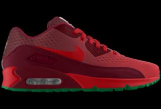 Nike Air Max 90 EM (Portugal) iD Custom Mens Shoes   Red