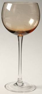 Lenox Tuscany Seasons Amber Balloon Wine   Various Color Bowl, Spiral Line