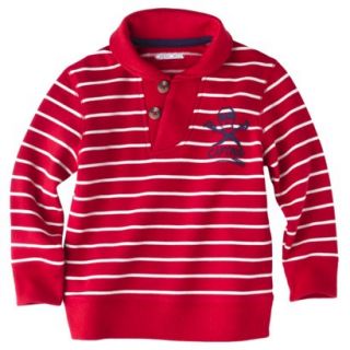 Cherokee Infant Toddler Boys Nautical Sweatshirt   Red Explosion 2T