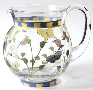 Lenox Butterfly Meadow Handpainted 65 Oz Pitcher   Multicolor Handpainted Butter