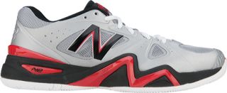 Mens New Balance MC1296   Silver/Red Tennis Shoes