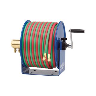Coxreels Oxy Acetylene Manual Rewind Hose Reel   Holds a 100ft. x 1/4 Inch Hose,