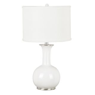 Daniella 25 inch White Gloss Finish Table Lamp