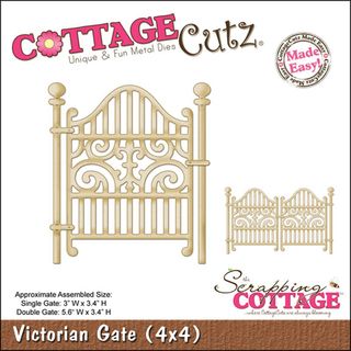 Cottagecutz Die 4x4 victorian Gate Made Easy