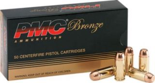 Pmc Bronze Bulk .40Shandgun Ammunition With Dry Storage Box