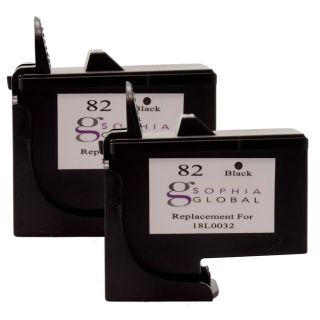Lexmark 82 Black Ink Cartridge (pack Of 2) (remanufactured) (BlackBrand Sophia GlobalQuantity Two (2)Maximum yield 600 EachCompatible with X5150, X6150, X6170, Z55 Series, Z65 SeriesThis high quality item has been factory refurbished. Please click on 