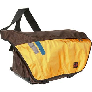 Drift Messenger Bag   Small   Brown/Yellow