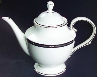 Lenox China Diamond Solitaire Teapot & Lid, Fine China Dinnerware   Millennium,B