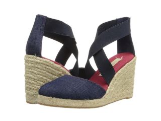 Nine West Memory Womens Wedge Shoes (Blue)