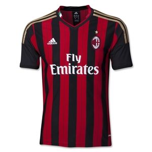 adidas AC Milan 13/14 Youth Home Soccer Jersey