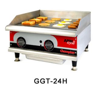 APW Wyott 36 Griddle   1 Steel Plate, Thermostatic Control, Export, NG