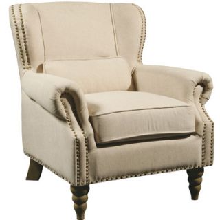 Furniture Classics LTD Linen Wingback Chair 91 1701F