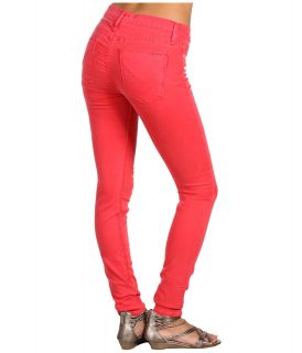 Hudson Nico Super Skinny Mid Rise in Cherry Womens Jeans (Red)