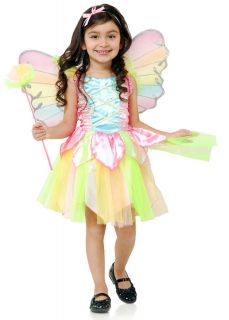 Rainbow Princess Fairy Kids Costume