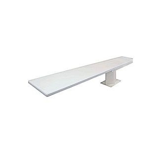 S.R. Smith 66209610S2 10 Ft Frontier III Commercial Diving Board Only Radiant White