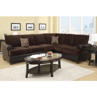 Canillo 2 Pieces Sectional Sofa With Contemporary Accent Pillows