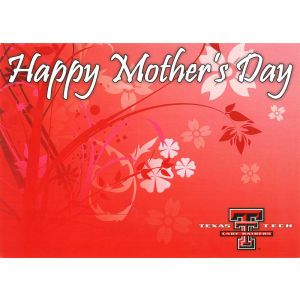 Texas Tech Red Raiders Mothers Day Card