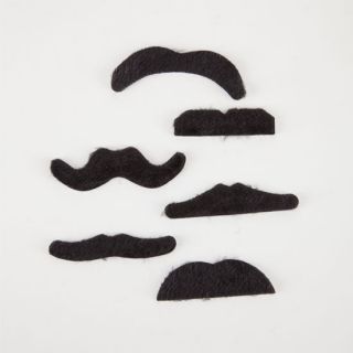 Self Adhesive Mustache Variety Pack Black One Size For Men 197087100