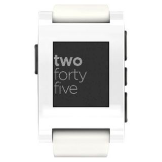 Pebble Smartwatch for iPhone and Android   White