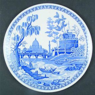 Spode Georgian Collection Cake Plate, Fine China Dinnerware   Blue Room Collecti