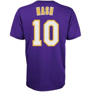 Los Angeles Lakers Steve Nash adidas NBA Player T Shirt