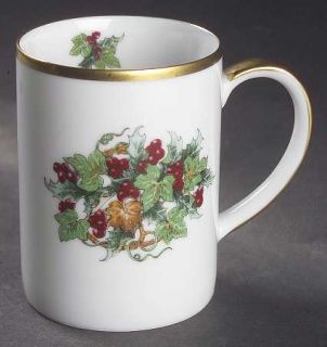 Royal Gallery The Holly And The Ivy Mug, Fine China Dinnerware   Holly & Ivy Bor