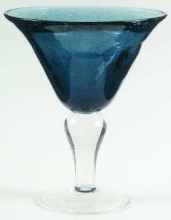 Gibson Crystal Shades Bubbles Blueberry Martini Glass   Blue Bowl, Bubbles, Clea