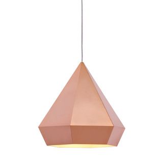Forecast Single light Rose Gold Ceiling Lamp