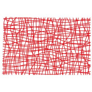Koziol Silk Placemat/Centerpiece 30905 Color Transparent Red