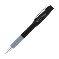 Papermate Black Fine Point Titanium Ball Point Pens (pack Of 12) (Black inkRefillableLubriglide ink system provides smooth and vivid linesRubber grip and brushed metal accentsRetractable click advance for on the go writingMaterials Plastic/metalDimension