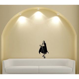 Japanese Manga Evil Guys Sword Vinyl Wall Art Decal (Glossy blackEasy to applyInstruction includedDimensions 25 inches wide x 35 inches long )