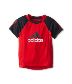 adidas Kids Shock Performance Top Boys T Shirt (Red)