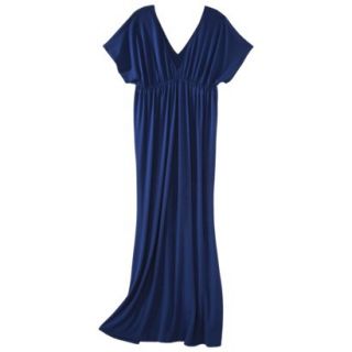 Merona Womens Knit Kimono Maxi Dress   Waterloo Blue   XS