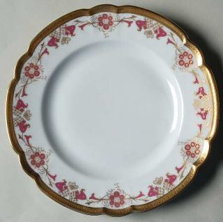 Chas Field Haviland Alencon (Gold) Salad Plate, Fine China Dinnerware   Mozart,F