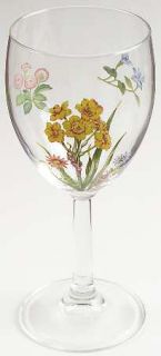 Noritake Gourmet Garden (White,Sri Lanka/Japan) 12 Ounce Glassware Goblet, Fine