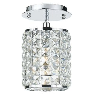 Crystorama 800 CH CL MWP Semi Flush Mount   4.5W in. Multicolor   800 CH CL MWP