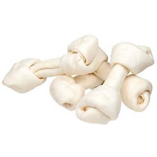 Natural Rawhide Knotted Bones